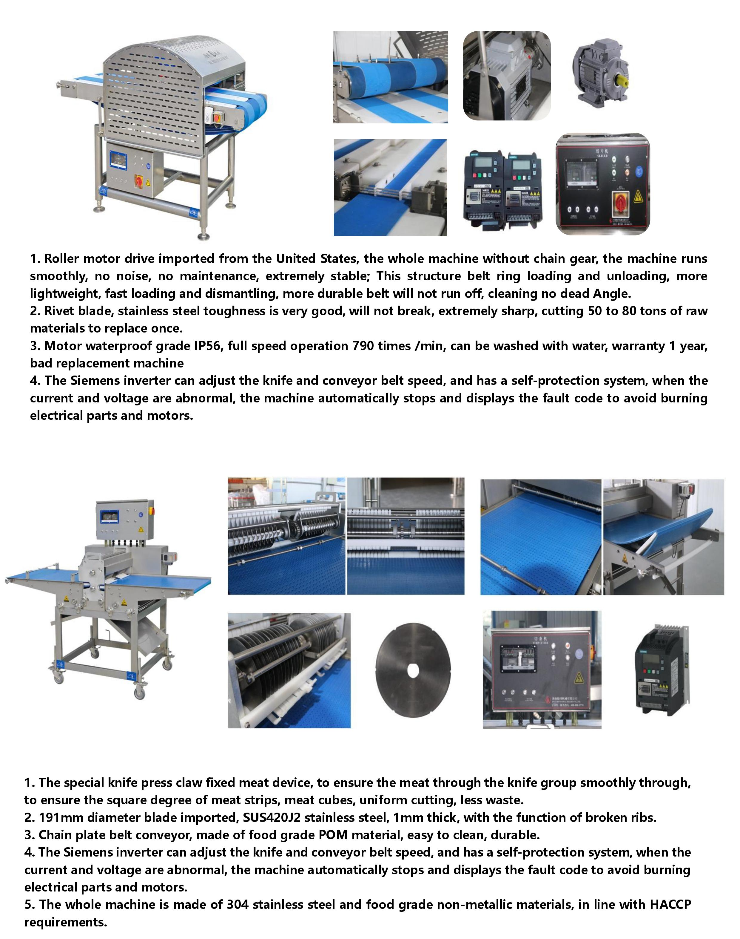 Meat cutting production line