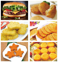 Hamburger Patty Chicken Nuggets Process Line