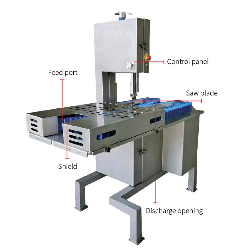 Half sawing machine