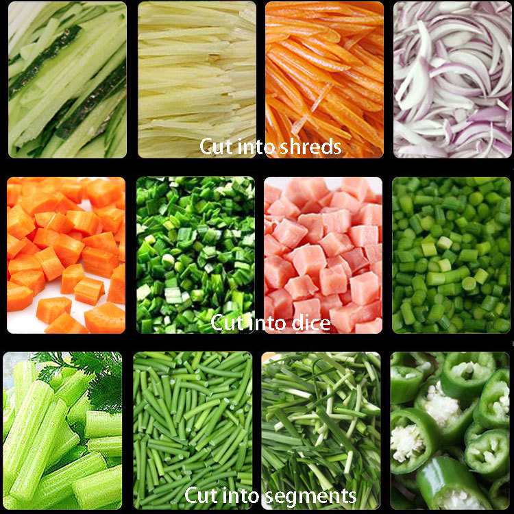 vegetable slice/shredding/dice cutting machine