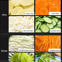 vegetable slice/shredding/dice cutting machine