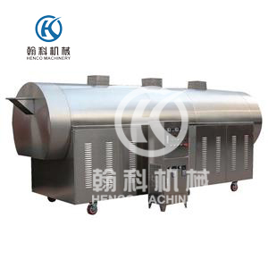Automatic Continuous Drum Stir-Frying Machine