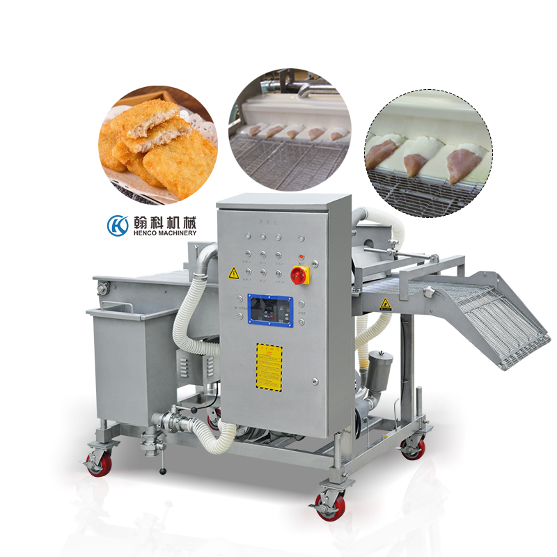 Automatic bueger patty Batter coating Machine