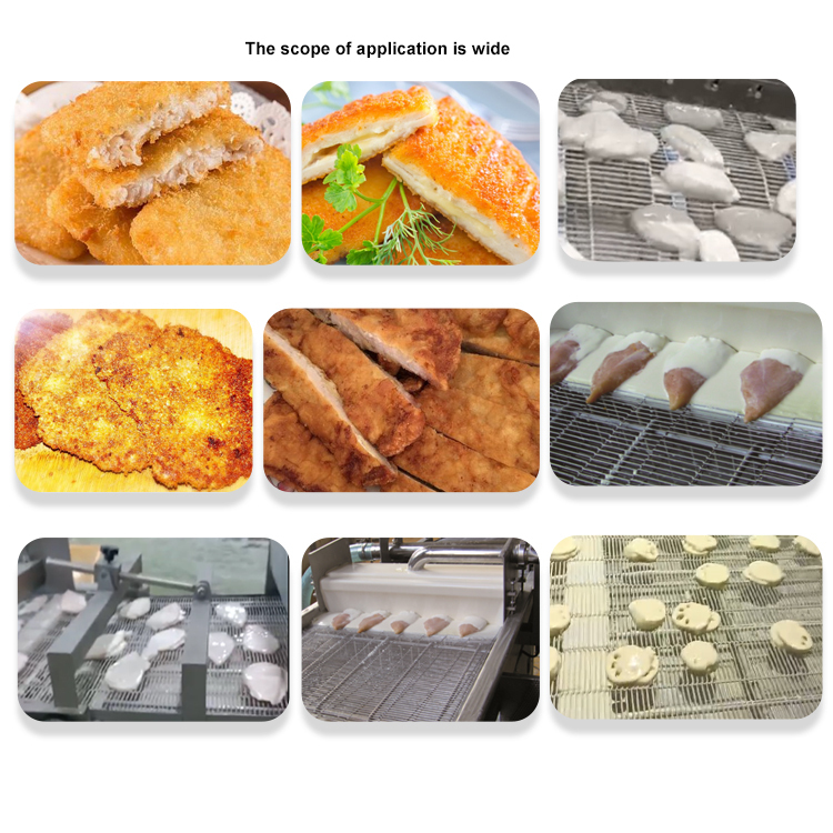 Automatic bueger patty Batter coating Machine