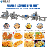Automatic bueger patty Batter coating Machine