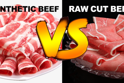 Fat beef rolls, all synthetic?