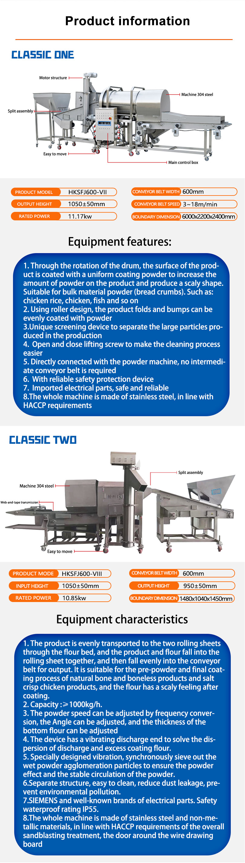 Automatic flouring machine