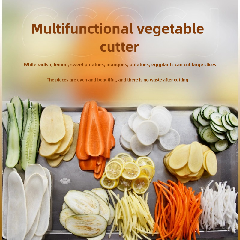 horizontal vegetable cutting machine