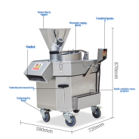 horizontal vegetable cutting machine