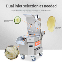 horizontal vegetable cutting machine