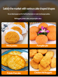 burger patty meat pie press forming machine