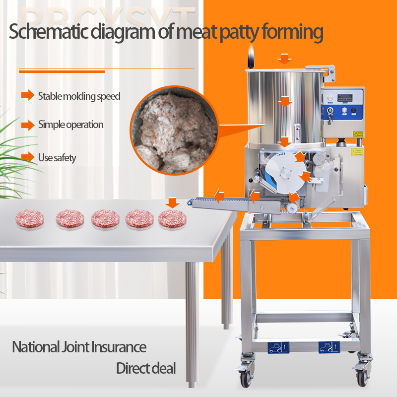 burger patty meat pie press forming machine