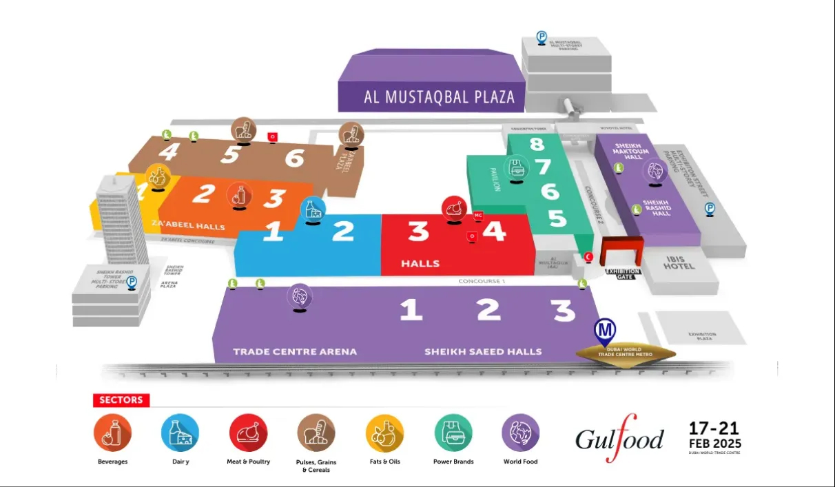 The 30th Dubai Gulfood 2025Dubai Food Exhibition in 2025