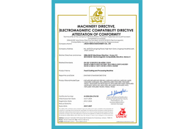 Application of CE certificate for equipment