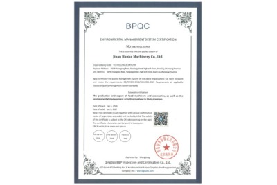 ISO 14001:2015 Environmental Management System Certificate