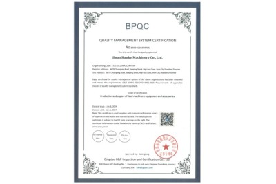 ISO 9001:2015 Quality Management System Certificate