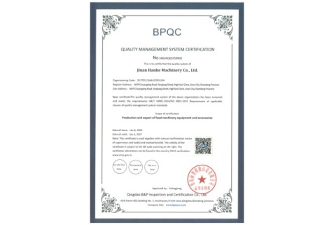 ISO 9001:2015 Quality Management System Certificate