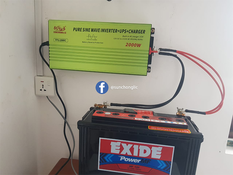 Установка клиентом сборки солнечной домашней системы