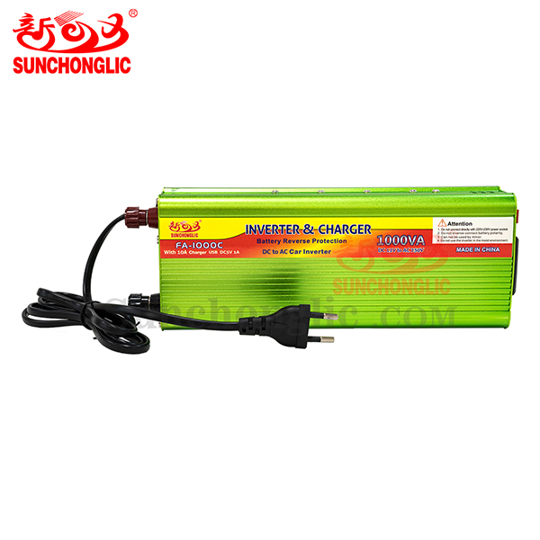 12V 220V 1000w power inverter with battery charger