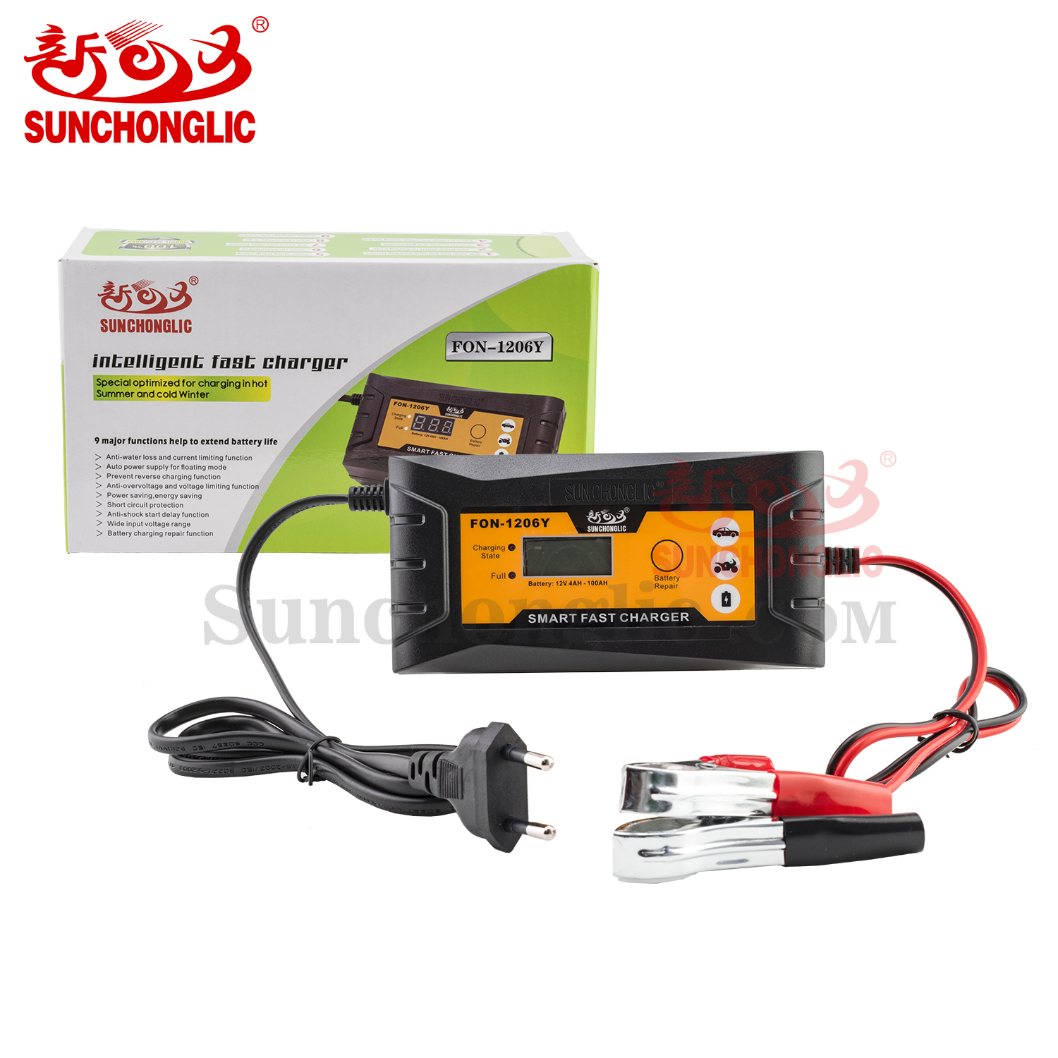 12 volt 6amp 12v 6A lead acid battery charger