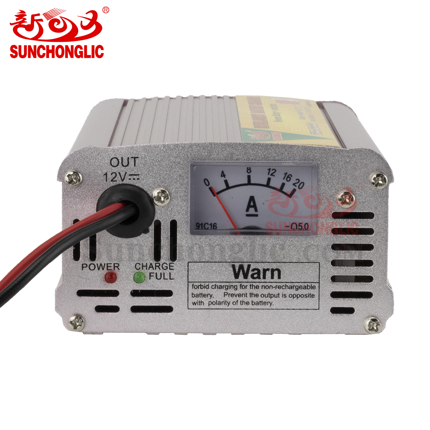 Three stage 12V 10 amp AGM lead acid battery charger
