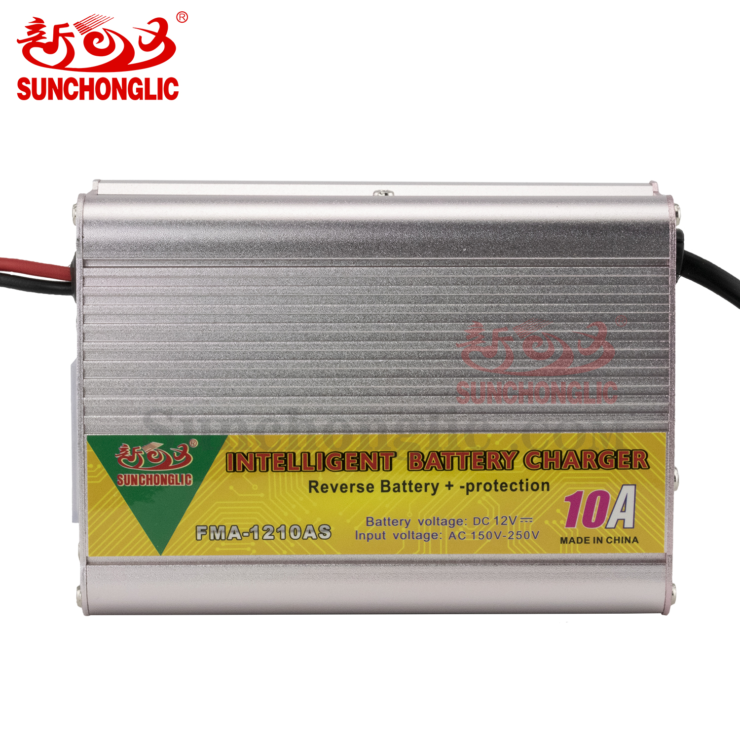 Three stage 12V 10 amp AGM lead acid battery charger