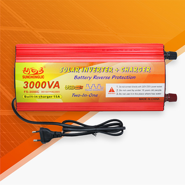 12v 220v 3000w dc ac power inverter charger 15A