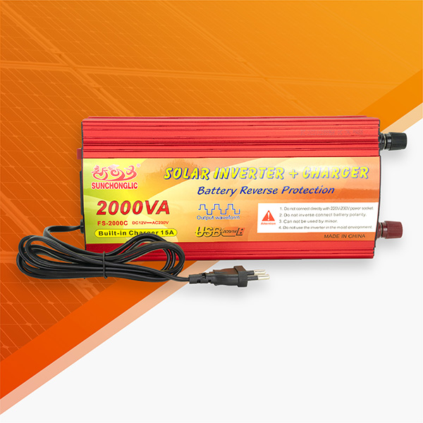 12v 220v 2KW modify sine wave inverter with AC charger