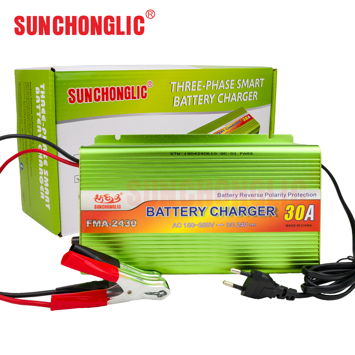 24V 30A 30amp smart AGM GEL lead acid battery charger