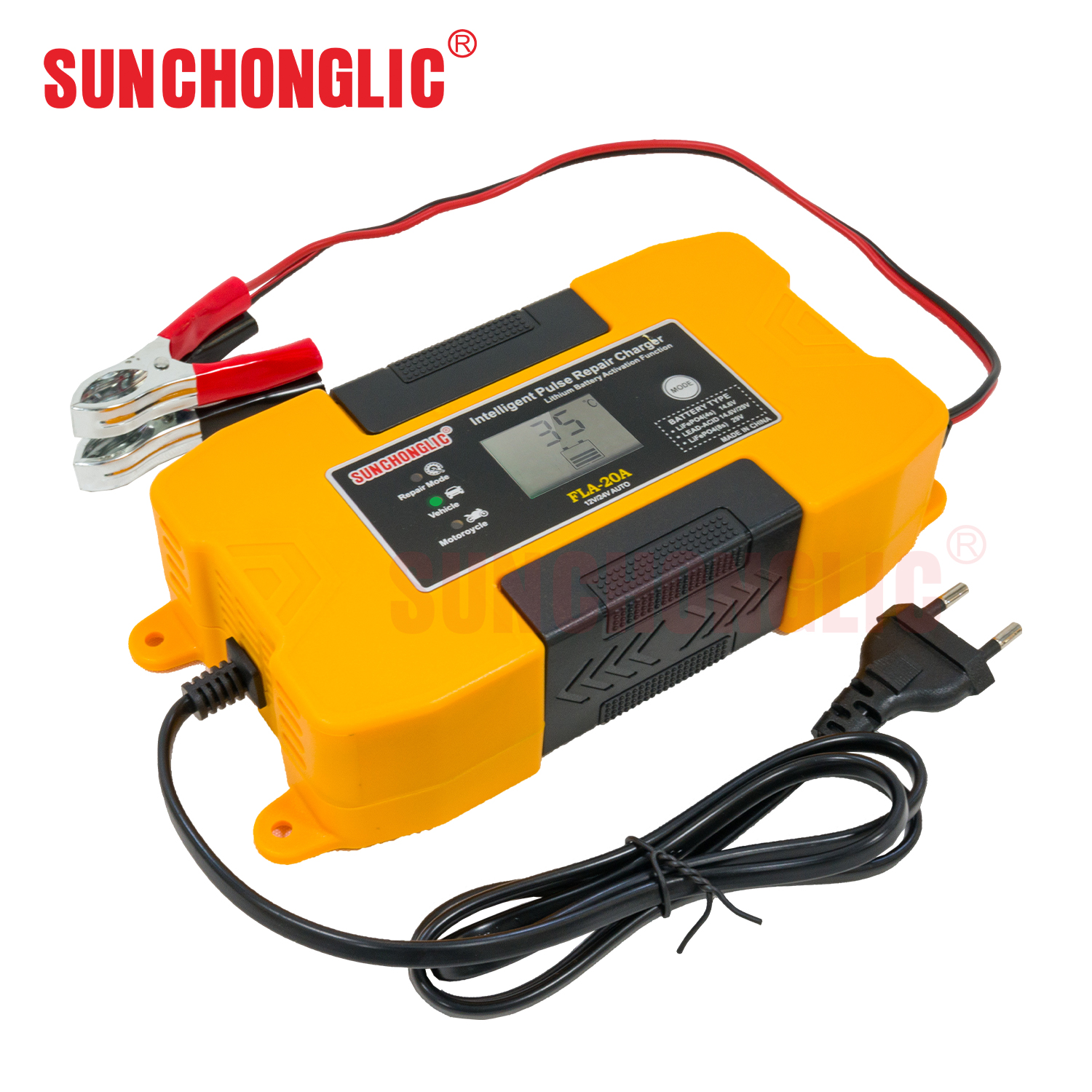 Wholesale sales 12V/24V 10A 20A lithium battery charger