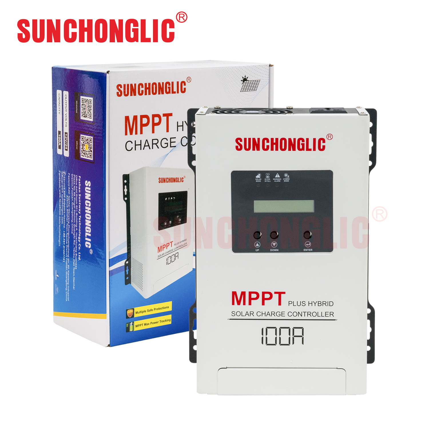 Mppt Technology Supply 100A hybrid MPPT solar charge controller Wholesale Factory ...