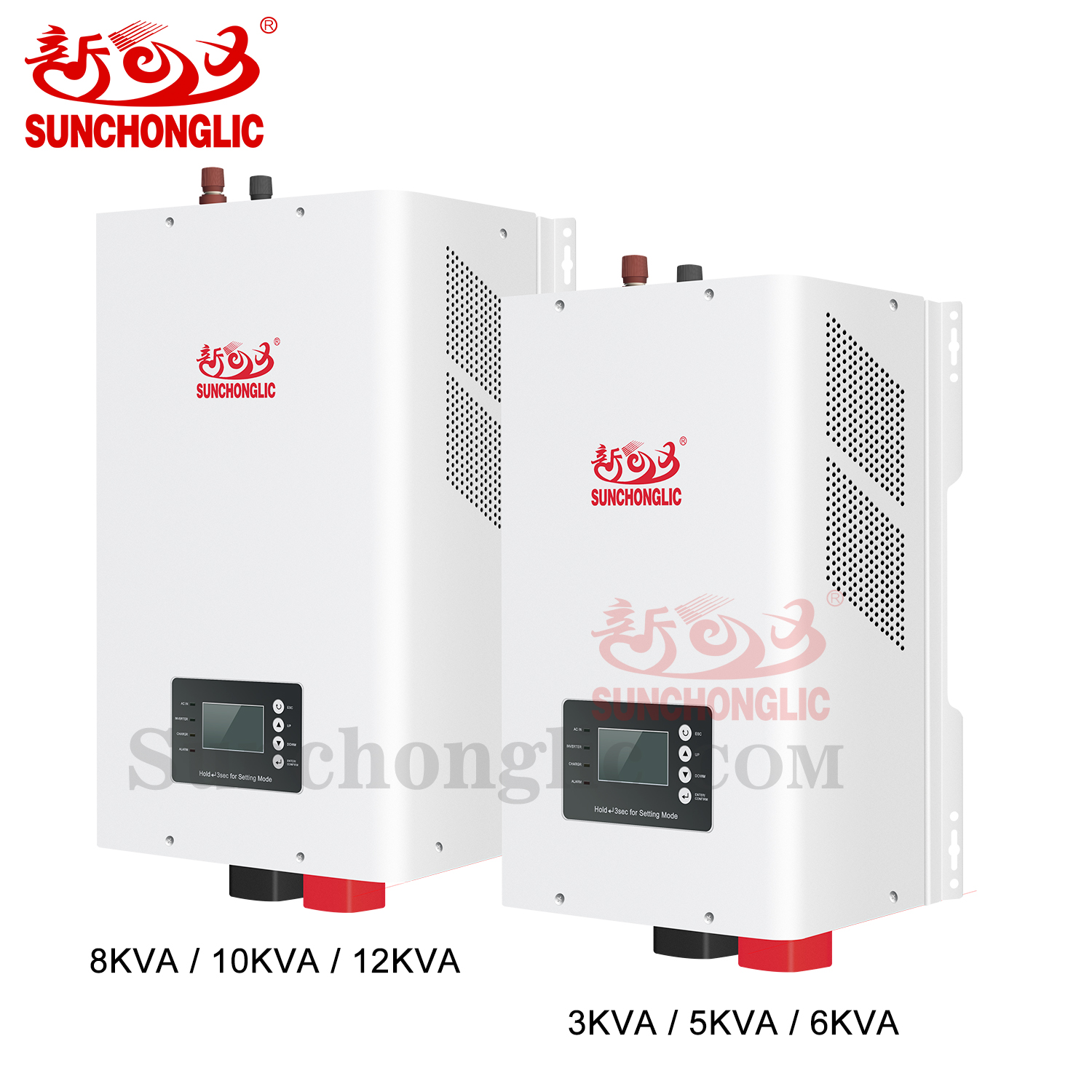 24v 2000w low frequency solar mppt hybrid inverter