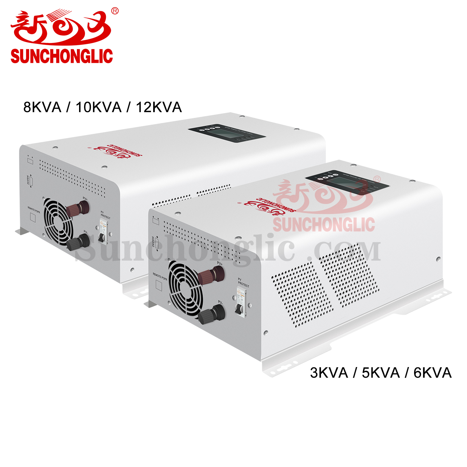 24v 2000w low frequency solar mppt hybrid inverter