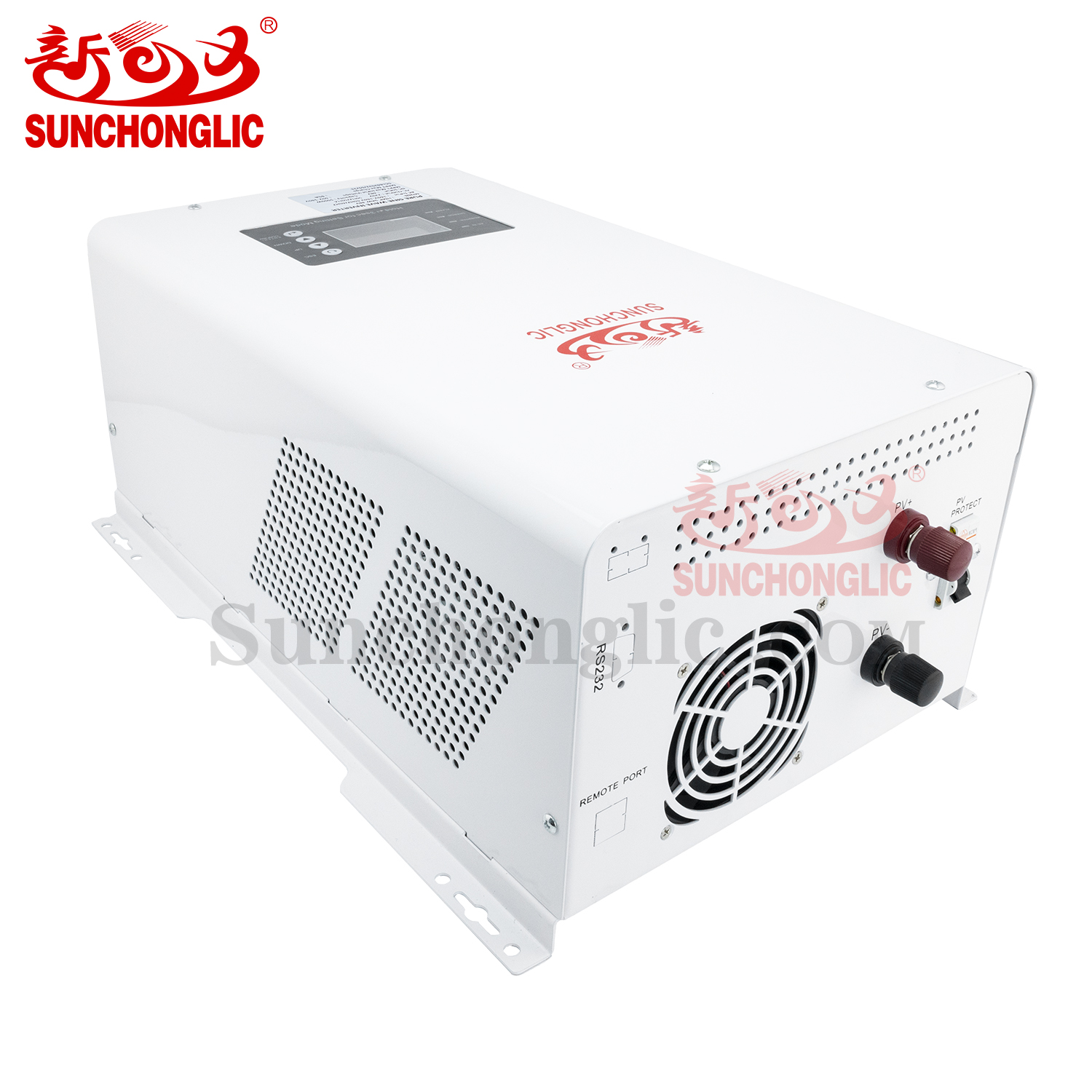 24v 2000w low frequency solar mppt hybrid inverter