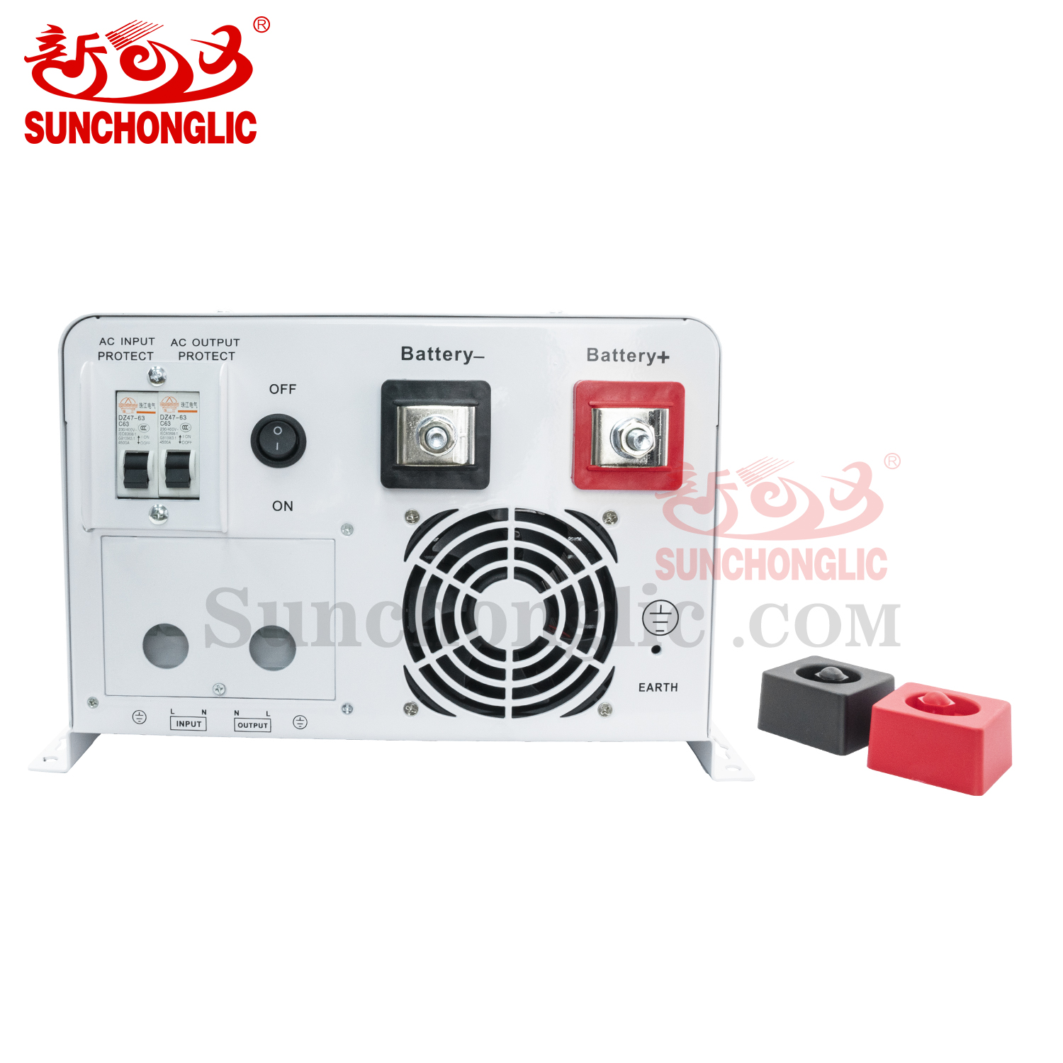 24v 2000w low frequency solar mppt hybrid inverter