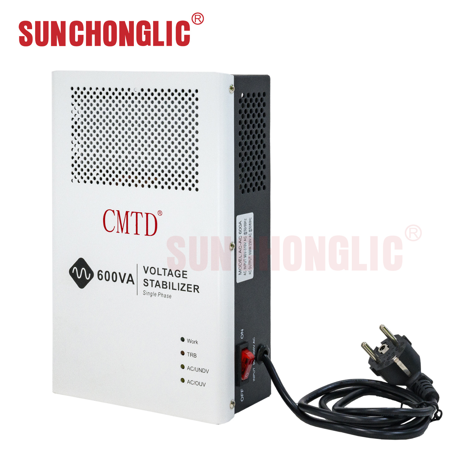 600VA 220V AC single phase stabilizer voltage