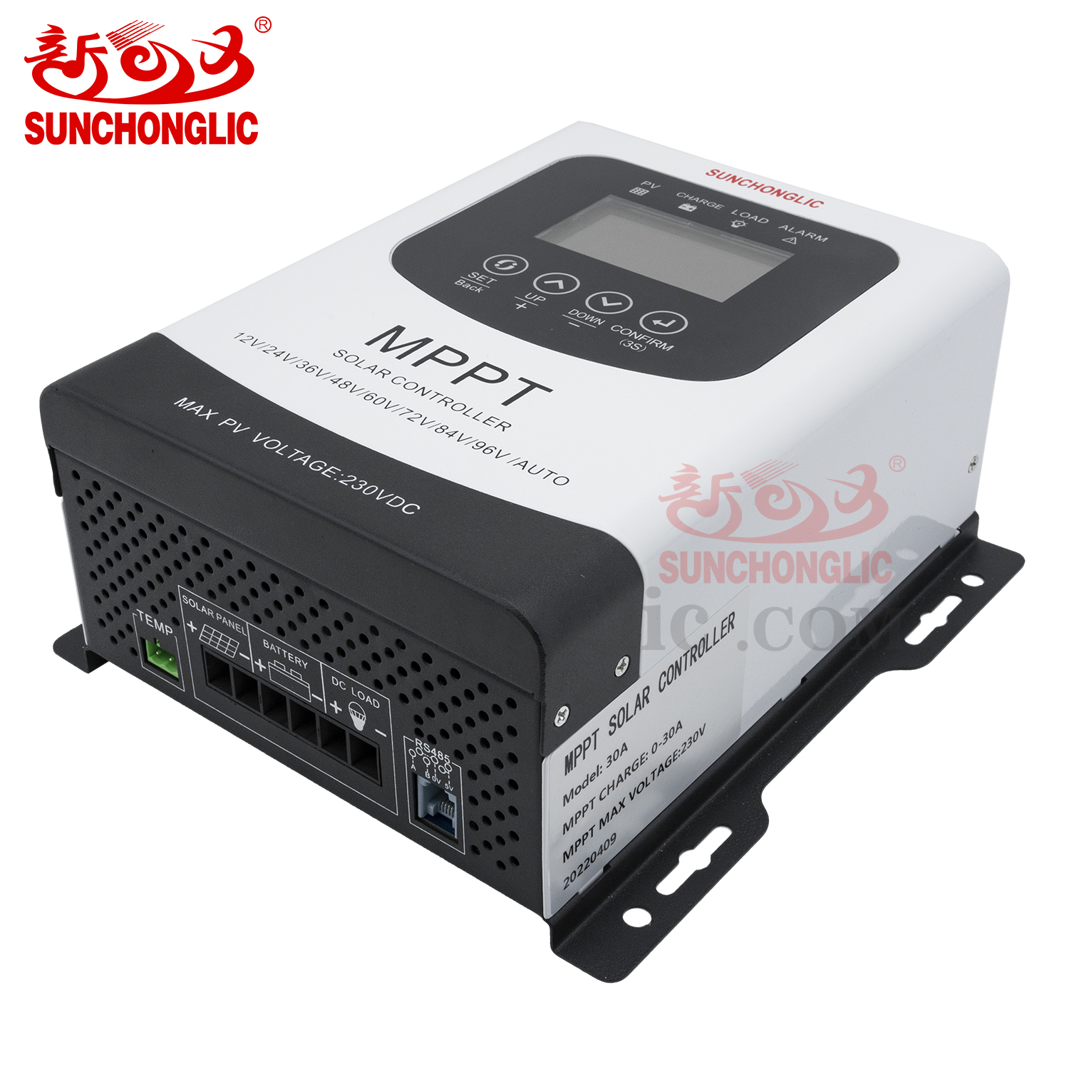 12V 24V 36V 48V 60V 72V 84V 96V 30A mppt solar controller