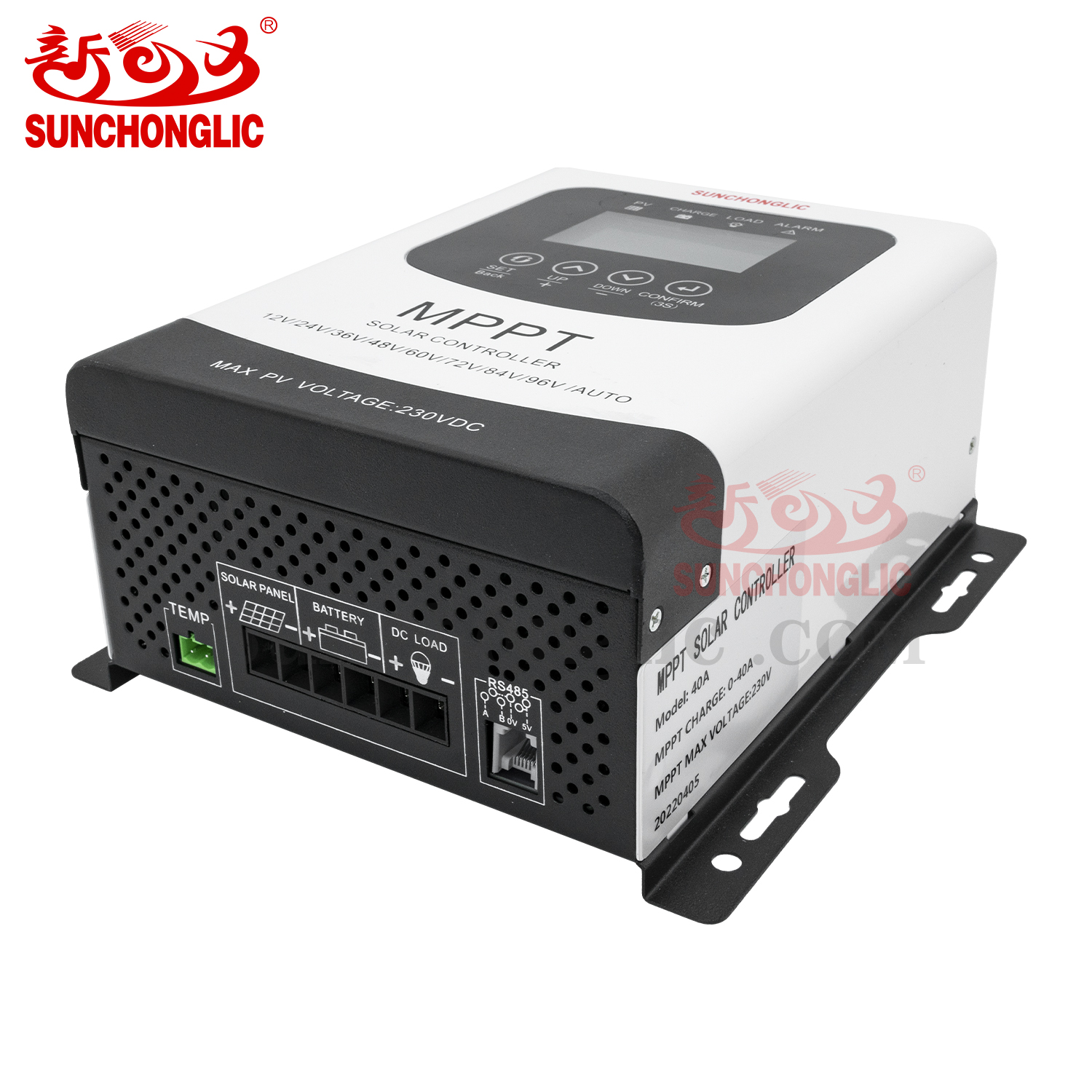 MPPT solar system 40A mppt solar charge controller