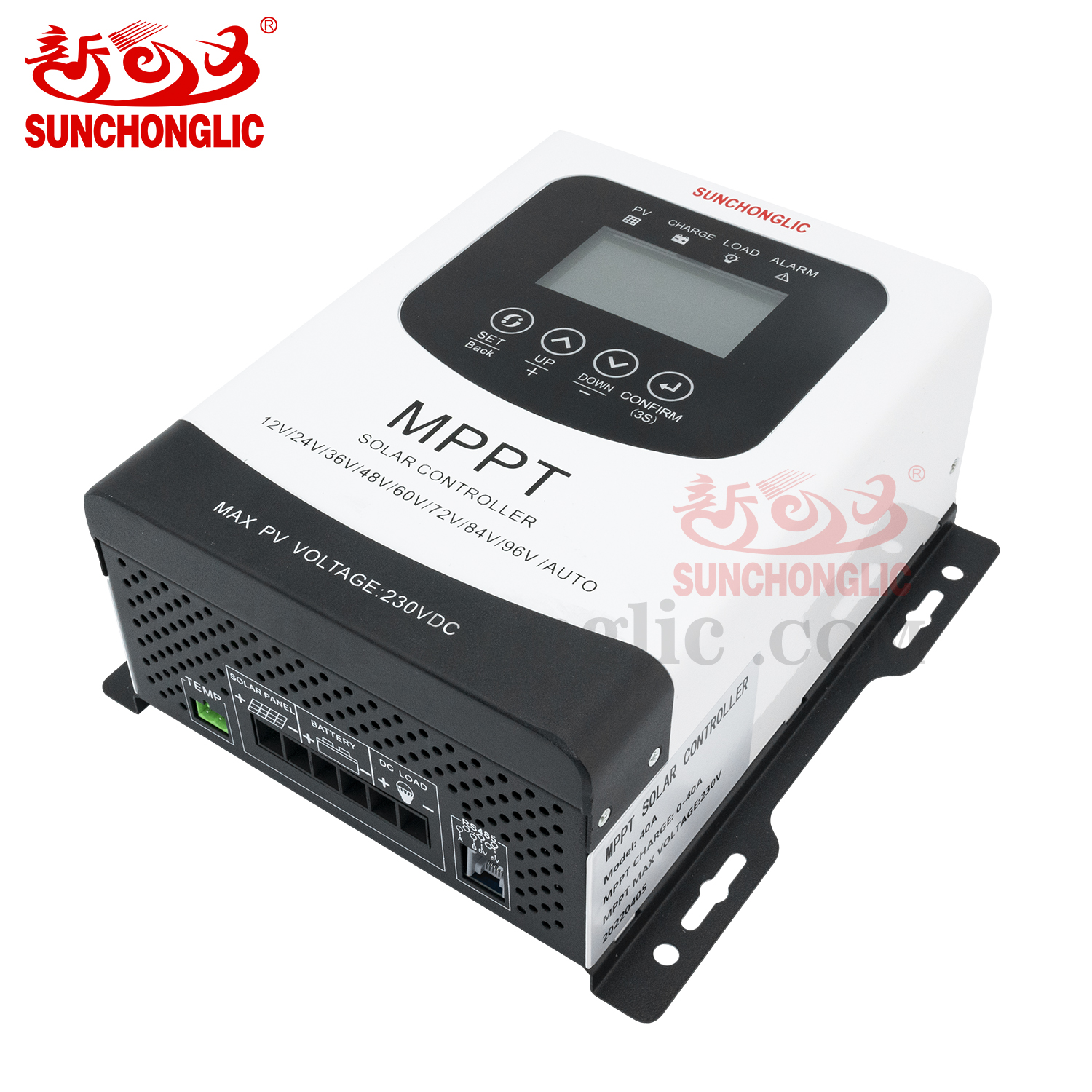 MPPT solar system 40A mppt solar charge controller