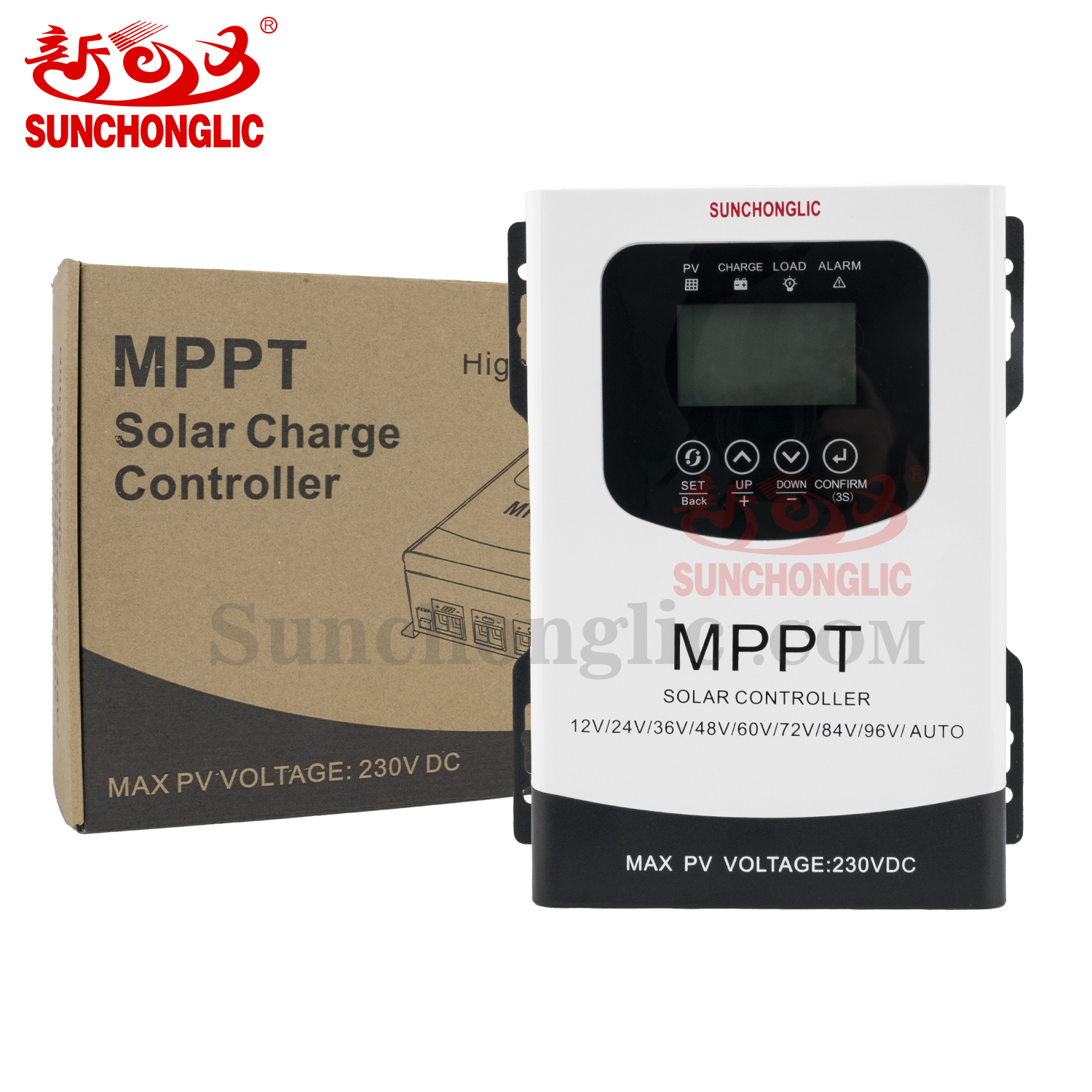 12V-96V 100A mppt solar panel regulator charge controller
