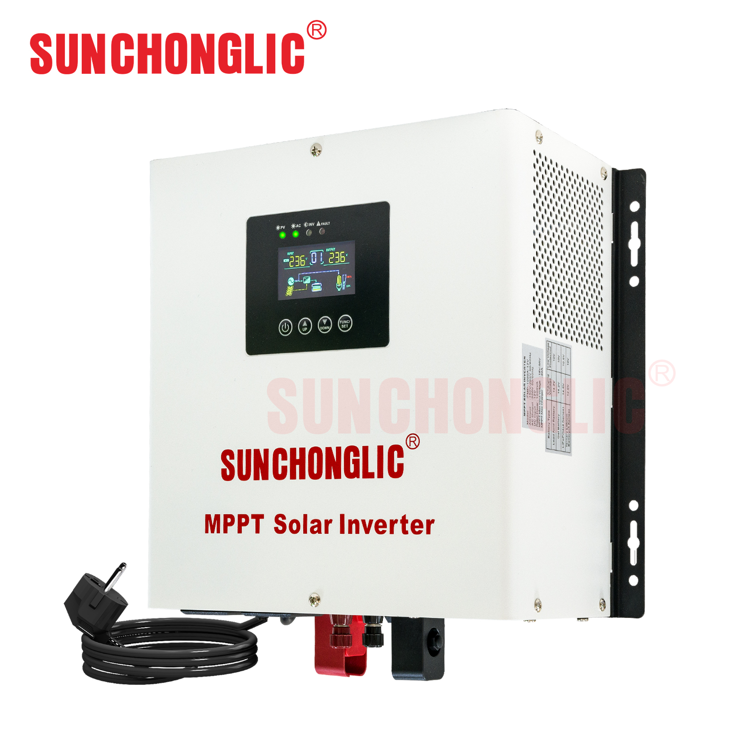 12V 1000VA UPS pure sine wave mppt solar inverter