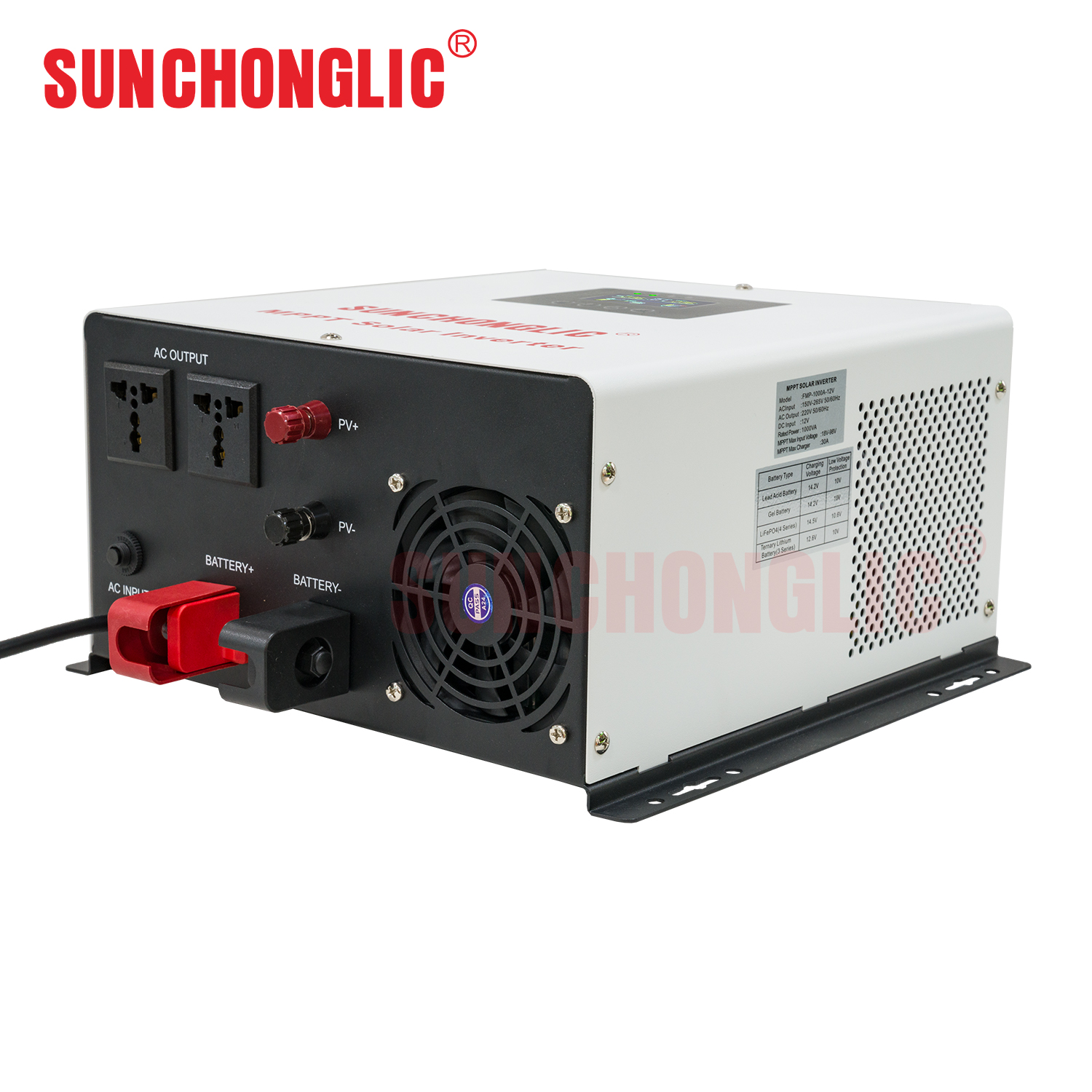 12V 1000VA UPS pure sine wave mppt solar inverter