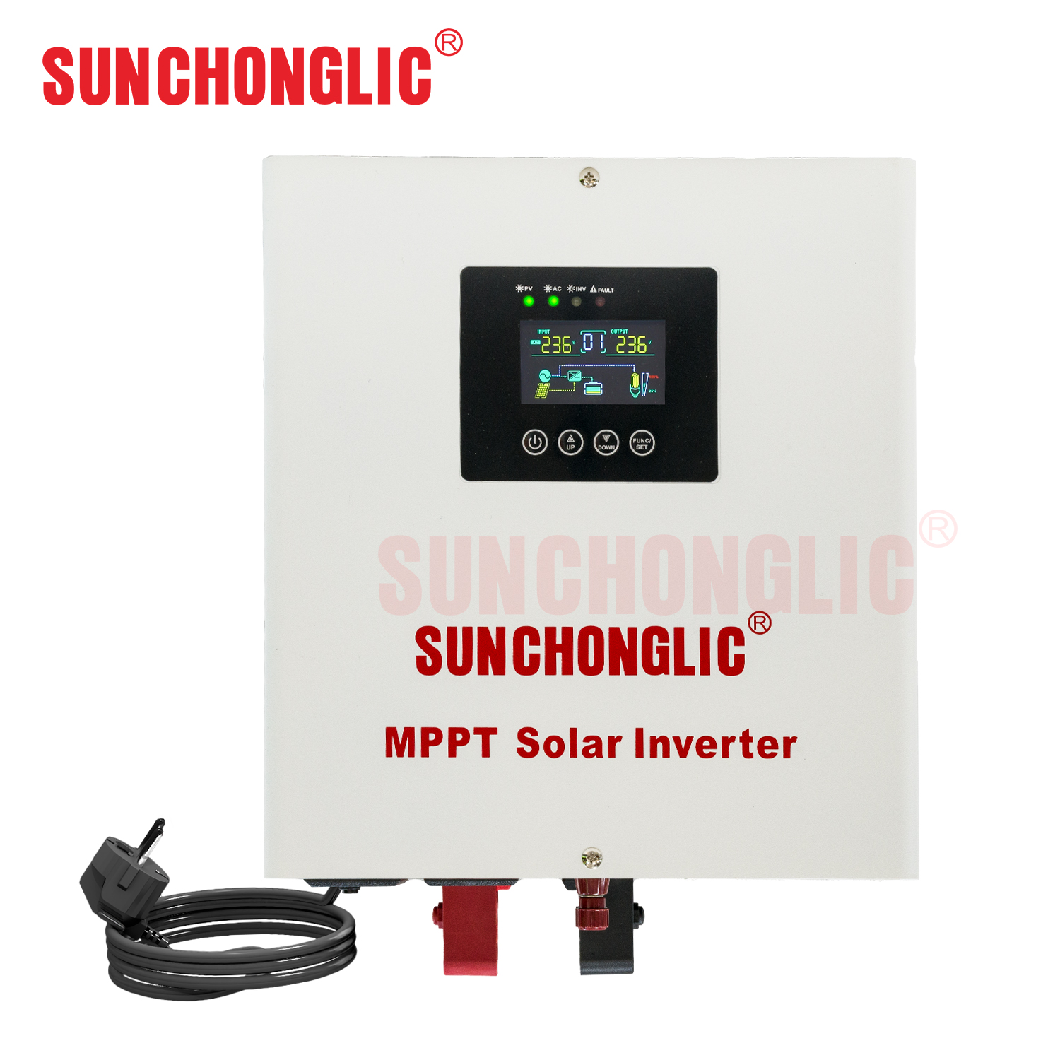 12V 1500VA pure sine wave UPS off grid mppt solar inverter