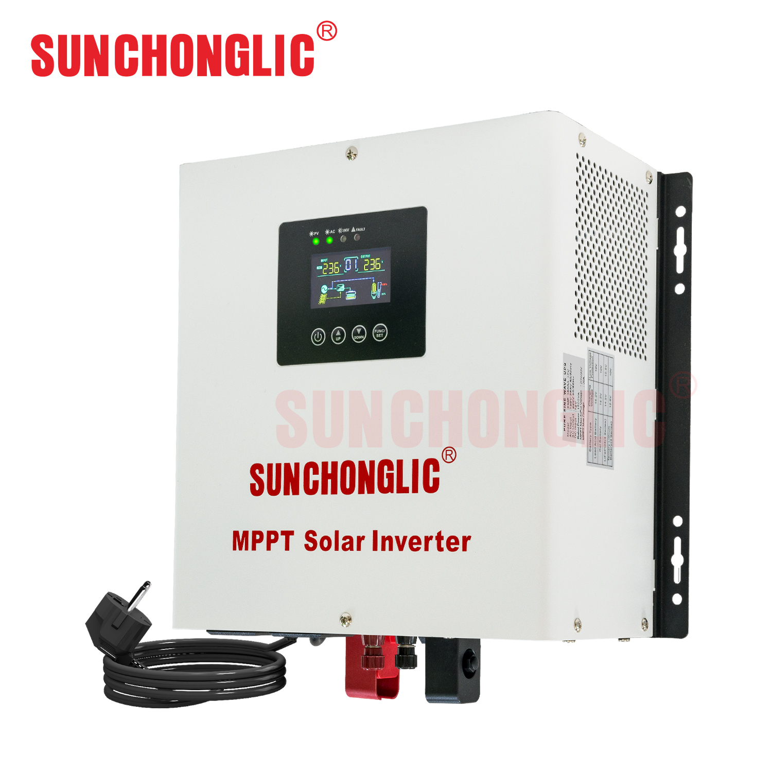 12V 1500VA pure sine wave UPS off grid mppt solar inverter