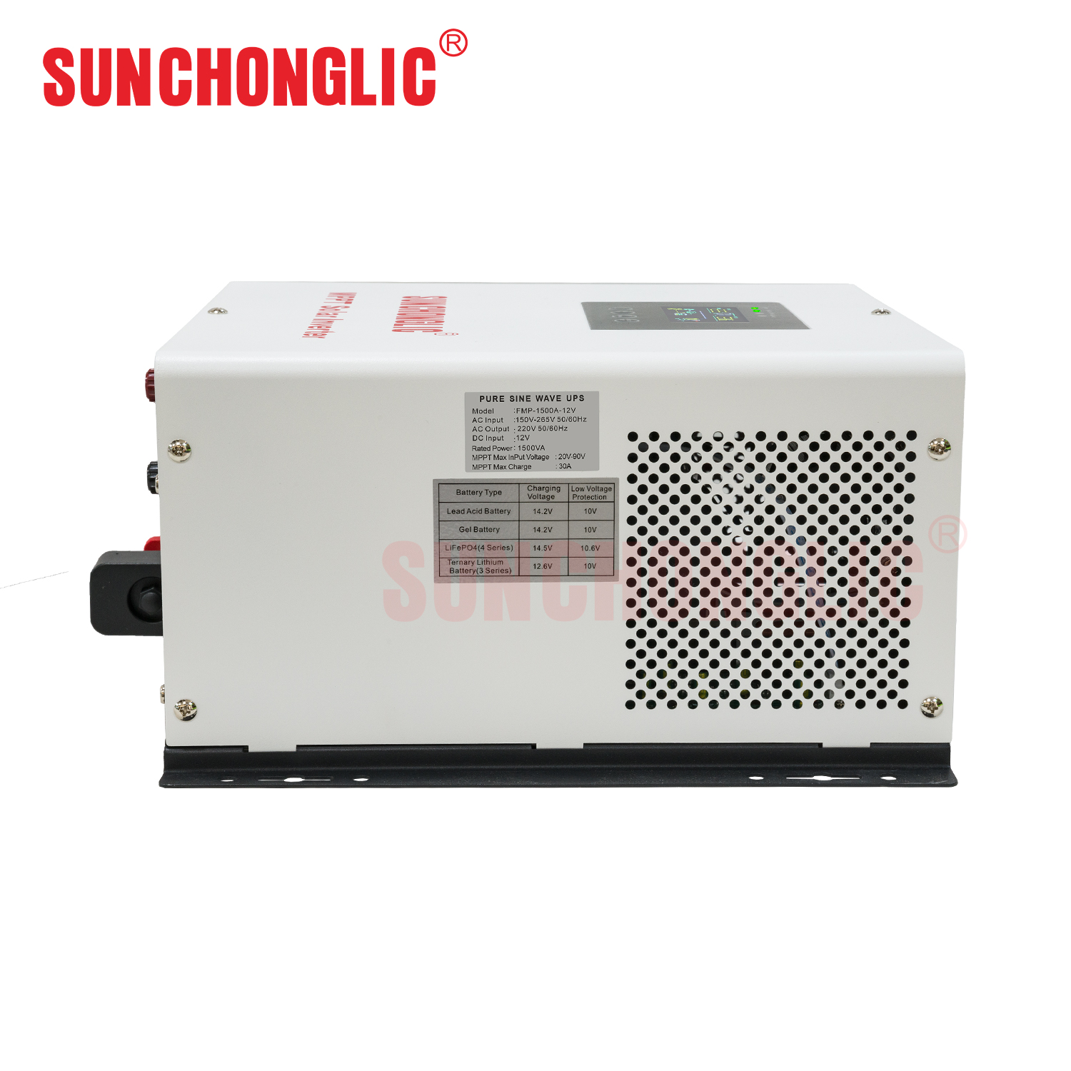 12V 1500VA pure sine wave UPS off grid mppt solar inverter