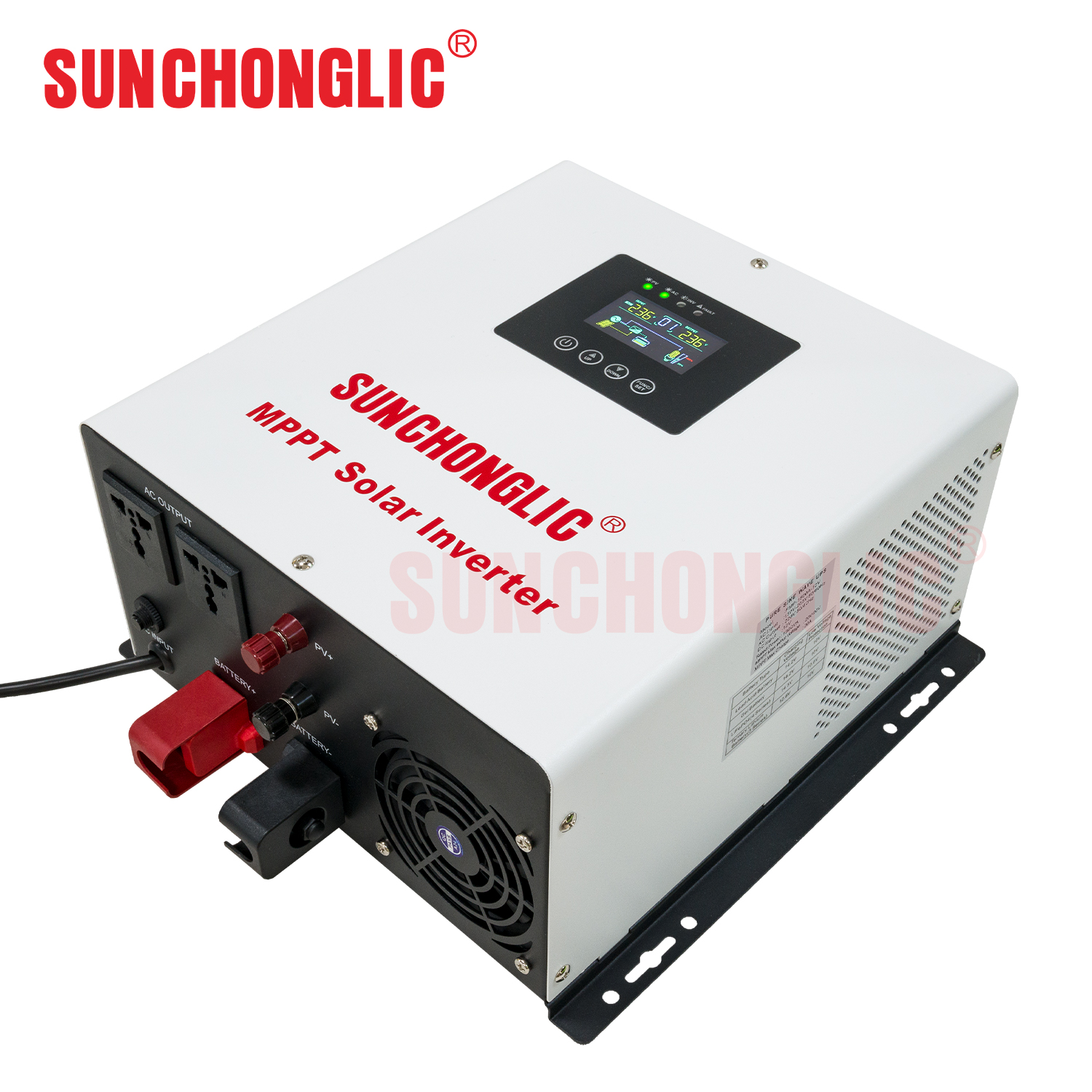 12V 1500VA pure sine wave UPS off grid mppt solar inverter