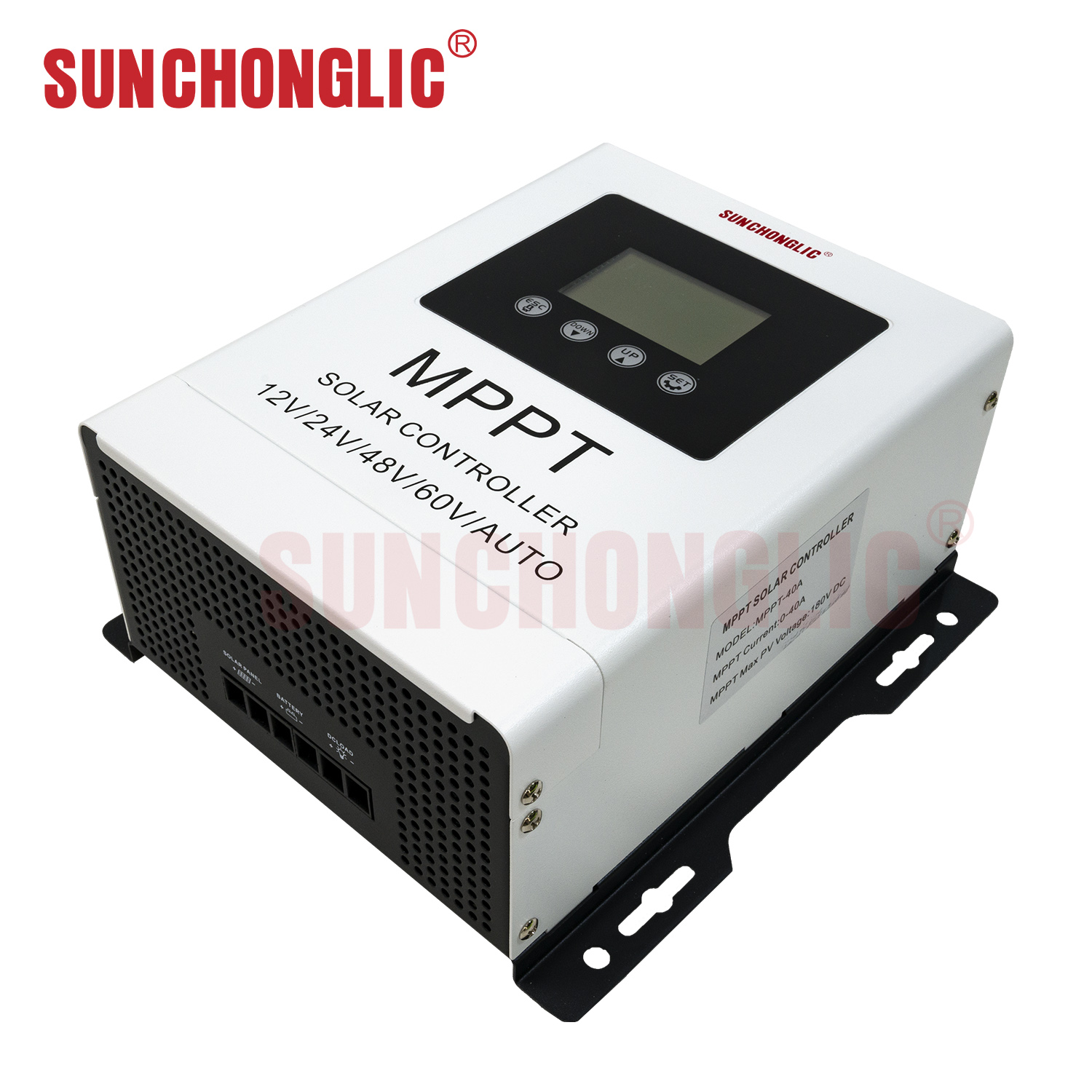 MPPT controller 12V-60V 40A mppt solar regulator