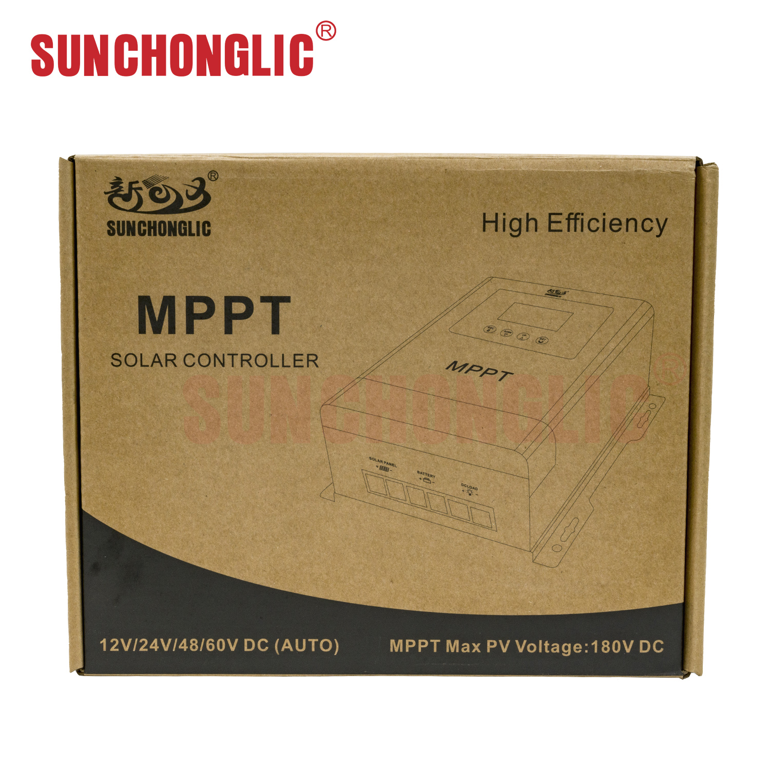 MPPT controller 12V-60V 40A mppt solar regulator