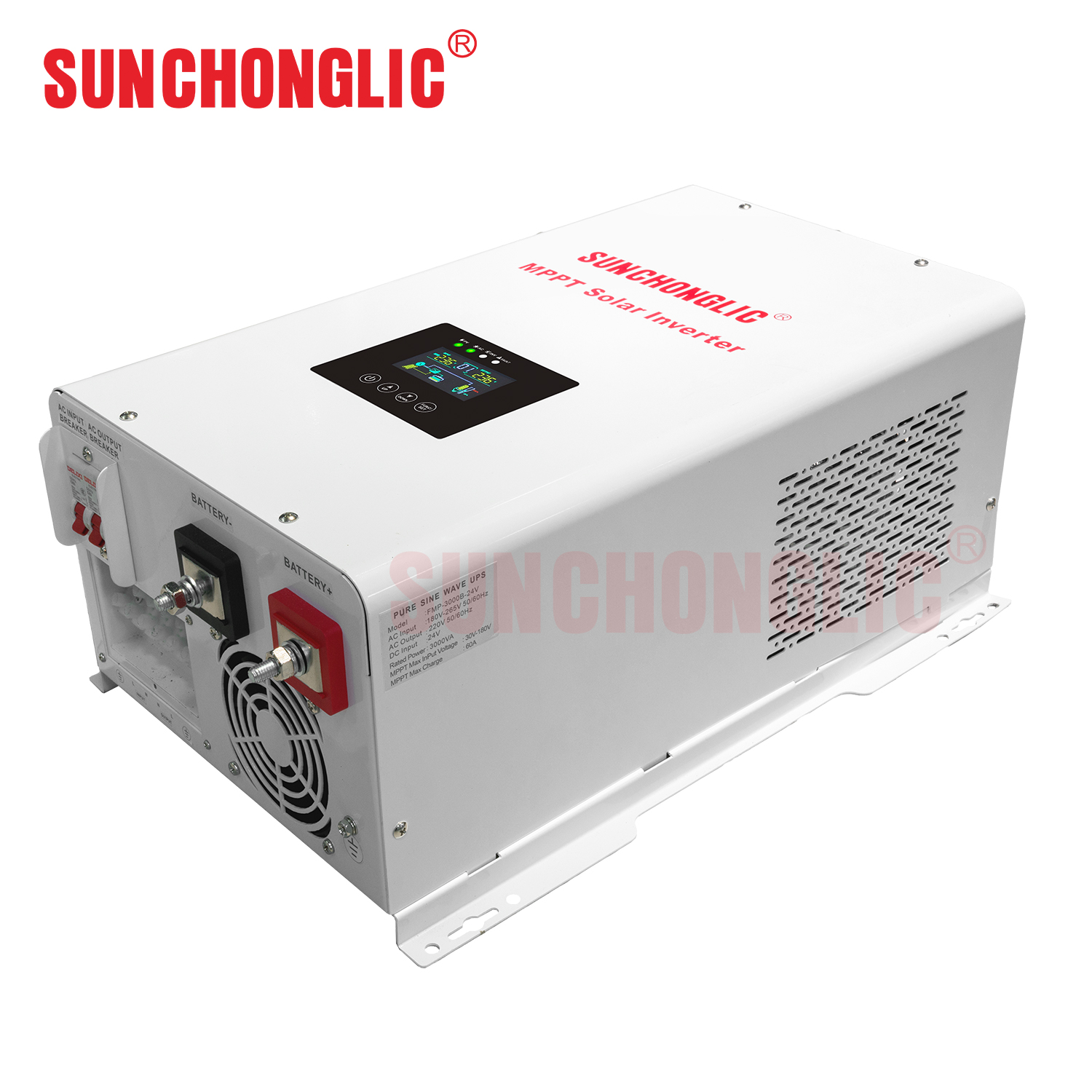 24v 3000va UPS 60A mppt solar hybrid inverter