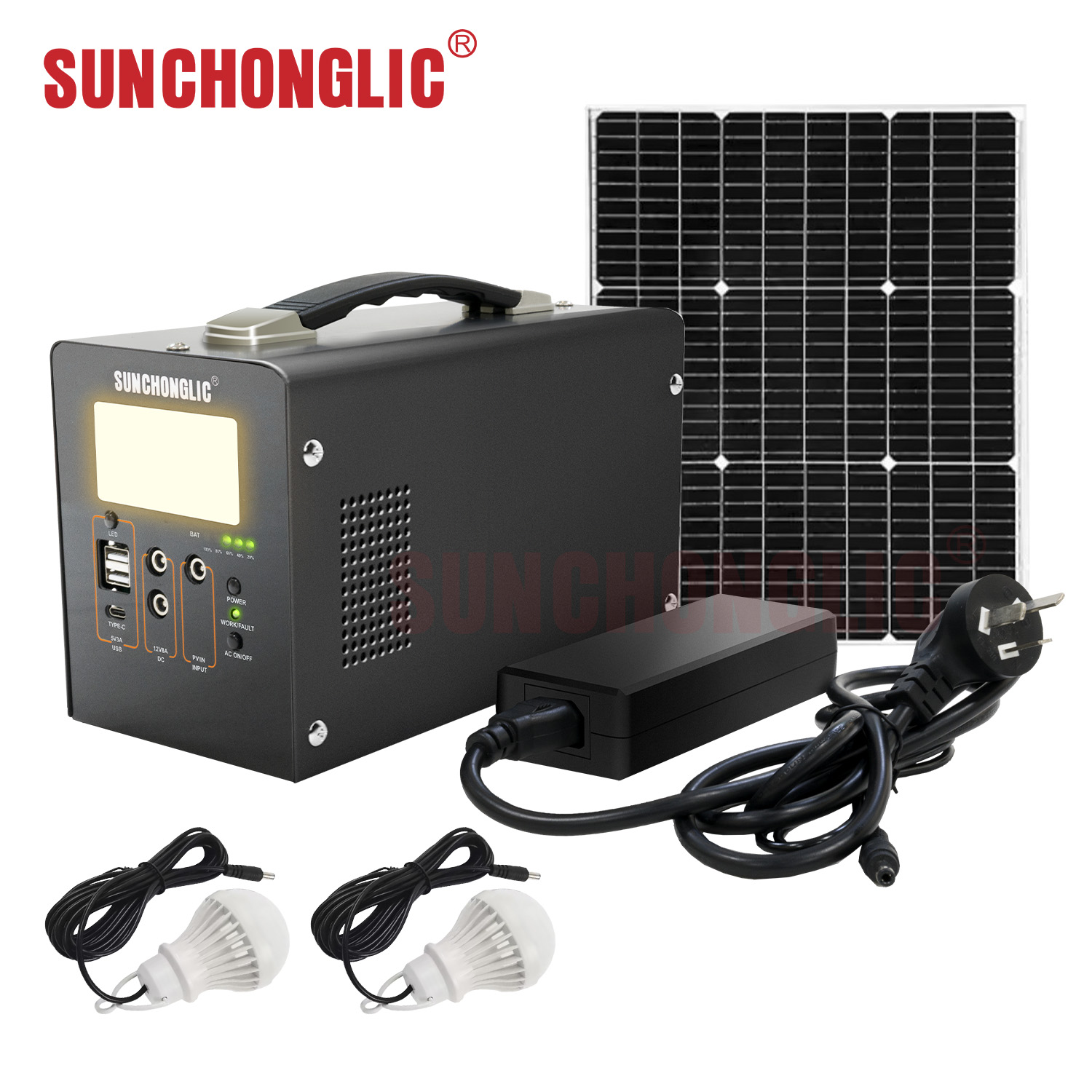 320W solar energy storage outdoor emergency power supply